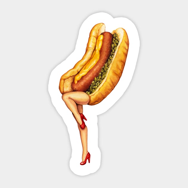 Movie Girls Hot Dog Girl Sticker by KellyGilleran